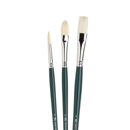 Winton Hog Brush 3-set in the group Art Supplies / Brushes / Natural Hair Brushes at Pen Store (107665)