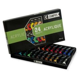 Campus Acrylic Set 24x21ml in the group Art Supplies / Colors / Acrylic Paint at Pen Store (107971)