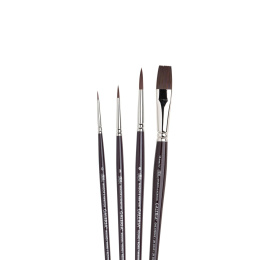 Galeria Brush Round/Long Handle 4-set in the group Art Supplies / Brushes / Acrylic Brushes at Pen Store (108076)