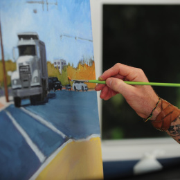 Freestyle Brush Round St 4 in the group Art Supplies / Brushes / Acrylic Brushes at Pen Store (108080)