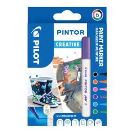 Pintor Fine 6-pack Creative in the group Pens / Artist Pens / Illustration Markers at Pen Store (109492)