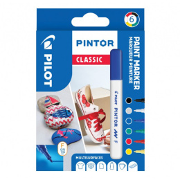 Pintor Fine 6-pack Classic in the group Pens / Artist Pens / Illustration Markers at Pen Store (109497)