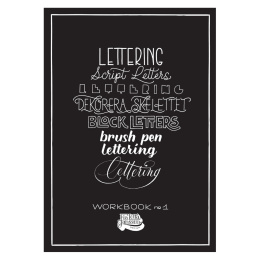 Lettering Workbook no. 1 in the group Hobby & Creativity / Books / Art Instruction Books at Pen Store (109668)