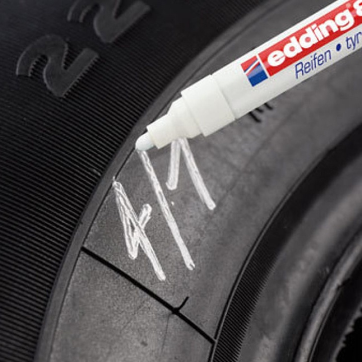 Edding Tyre Marker White Pen Store