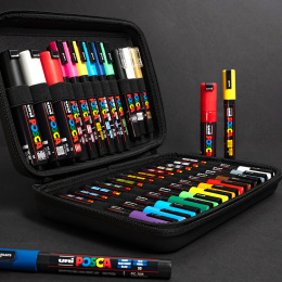 Marker 24-set Rubbercase in the group Pens / Artist Pens / Illustration Markers at Pen Store (110396)