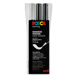 Posca Brush PCF-350 - Set of 3 in the group Pens / Artist Pens / Brush Pens at Pen Store (110437)