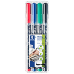 4-pack Lumocolor permanent Medium in the group Pens / Office / Markers at Pen Store (110758)