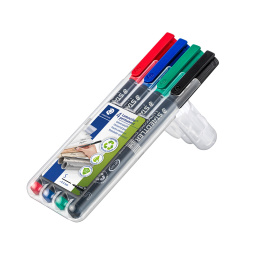 4-pack Lumocolor permanent Superfine in the group Pens / Office / Markers at Pen Store (110759)