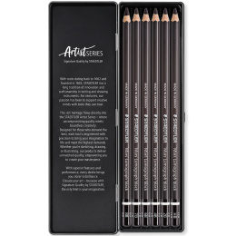 Mars Lumograph Black 6-set in the group Art Supplies / Crayons & Graphite / Graphite & Pencils at Pen Store (110877)