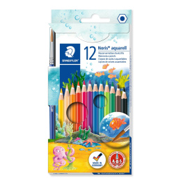 Noris Club Watercolor pencil 12-set in the group Pens / Artist Pens / Watercolor Pencils at Pen Store (110977)