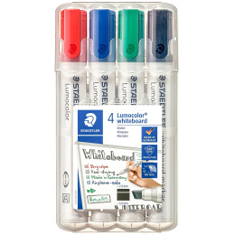 4-pack Lumocolor Whiteboard Chisel in the group Pens / Office / Markers at Pen Store (110993)