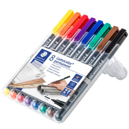 8-pack Lumocolor permanent Medium in the group Pens / Office / Markers at Pen Store (111074)
