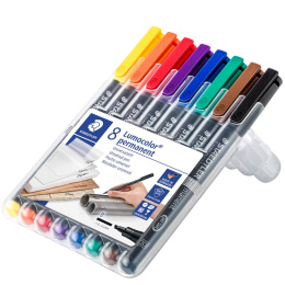 8-pack Lumocolor permanent Broad in the group Pens / Office / Markers at Pen Store (111075)