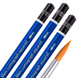 Mars Lumograph Aqua 5-pack in the group Pens / Artist Pens / Watercolor Pencils at Pen Store (111230)