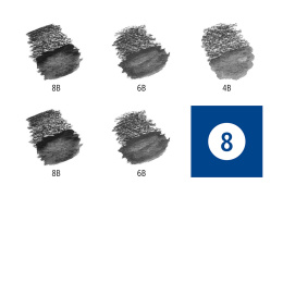 Mars Lumograph Aqua 5-pack in the group Pens / Artist Pens / Watercolor Pencils at Pen Store (111230)