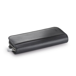A403 leather zip case for 2 pens in the group Pens / Pen Accessories / Pencil Cases at Pen Store (111595)