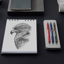 600 Mechanical Pencil 0.5 Red in the group Pens / Writing / Mechanical Pencils at Pen Store (111733)