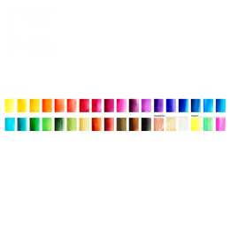 36 Watercolors + Water brush in the group Art Supplies / Artist colours / Watercolor Paint at Pen Store (111745)