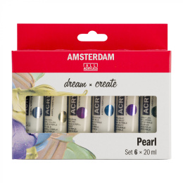 Acrylic Pearl Set 6 x 20 ml in the group Art Supplies / Artist colours / Acrylic Paint at Pen Store (111753)