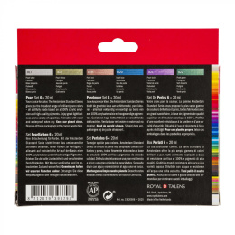 Acrylic Pearl Set 6 x 20 ml in the group Art Supplies / Artist colours / Acrylic Paint at Pen Store (111753)