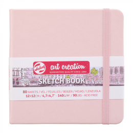 Sketchbook Pastel Pink 12x12 cm in the group Paper & Pads / Artist Pads & Paper / Sketchbooks at Pen Store (111776)