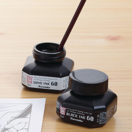 Cartoonist Sumi Ink 60 ml Black in the group Art Supplies / Artist colours / Ink at Pen Store (111801)