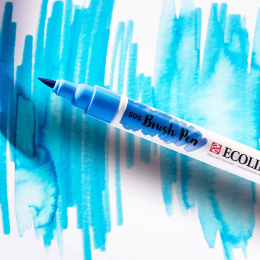 Brush Pen Blue 5-pack in the group Pens / Artist Pens / Brush Pens at Pen Store (112558)