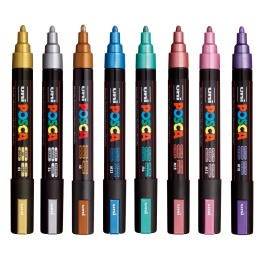 PC-5M Metallic Colours Set of 8 in the group Pens / Artist Pens / Illustration Markers at Pen Store (112630)