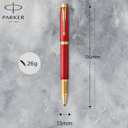 IM Premium Red/Gold Rollerball in the group Pens / Fine Writing / Rollerball Pens at Pen Store (112691)