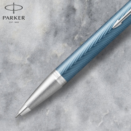 IM Premium Blue/Grey Ballpoint pen in the group Pens / Fine Writing / Ballpoint Pens at Pen Store (112694)