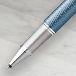 IM Premium Blue/Grey Rollerball in the group Pens / Fine Writing / Rollerball Pens at Pen Store (112695)
