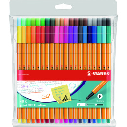 Point 88 Fineliner 40 pcs in the group Pens / Writing / Fineliners at Pen Store (125419)