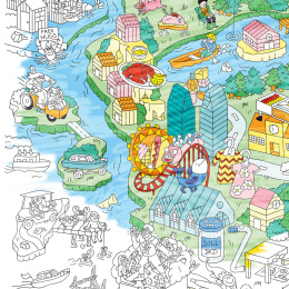 Coloring Poster XXL Sweden in the group Hobby & Creativity / Create / Crafts & DIY at Pen Store (125505)