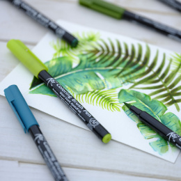Koi Coloring Brush Pen 6-set Botanical in the group Pens / Writing / Fineliners at Pen Store (125585)