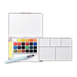 Koi Water Colors Pocket Field Sketch Box 24 + Brush in the group Art Supplies / Colors / Watercolor Paint at Pen Store (125614)