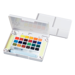 Koi Water Colors Pocket Field Sketch Box 24 + Brush in the group Art Supplies / Colors / Watercolor Paint at Pen Store (125614)
