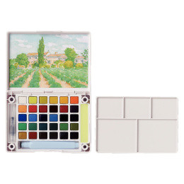 Koi Water Colors Pocket Field Sketch Box 30 + Brush in the group Art Supplies / Colors / Watercolor Paint at Pen Store (125615)