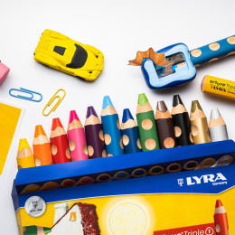 Groove TripleOne 12-pack in the group Kids / Kids' Pens / Coloring Pencils for Kids at Pen Store (125954)