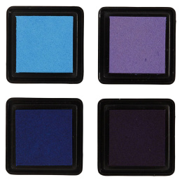 Ink Pad 4-pack Blue & Violet in the group Hobby & Creativity / Hobby Accessories / Stamps at Pen Store (126575)