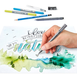 Mixed Watercolour & Handlettering 11-set in the group Pens / Artist Pens / Watercolor Pencils at Pen Store (126612)