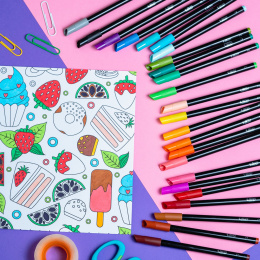 Intensity Colouring Felt pens Set of 24 in the group Pens / Artist Pens / Felt Tip Pens at Pen Store (126946)