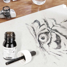Indian Ink Black 28 ml in the group Art Supplies / Colors / Ink at Pen Store (128023)