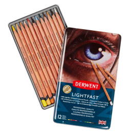 Lightfast Coloured Pencils Set of 12 in the group Pens / Artist Pens / Colored Pencils at Pen Store (128176)