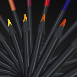 Coloring pencils Black Edition 12-set in the group Pens / Artist Pens / Colored Pencils at Pen Store (128253)