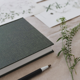 Notebook A5 Ruled Khaki Green in the group Paper & Pads / Note & Memo / Notebooks & Journals at Pen Store (128468)