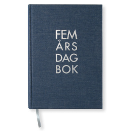 5 Year Journal A5 Dark Denim in the group Paper & Pads / Planners / Special Planners at Pen Store (128478)