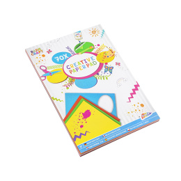 Creative Paper Pad A4, 70 Coloured Sheets in the group Kids / Fun and learning / Paper & Drawing Pad for Kids at Pen Store (128494)