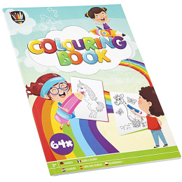 Colouring Book A4 in the group Kids / Fun and learning / Activity & Coloring Books / Coloring Books at Pen Store (128515)