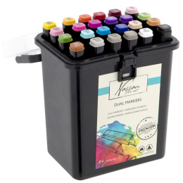 Dual-tip Markers 24-set in the group Pens / Artist Pens / Felt Tip Pens at Pen Store (128518)