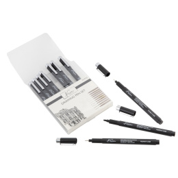 Fineliner Drawing pen 10-set in the group Pens / Writing / Fineliners at Pen Store (128557)